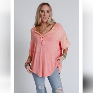 Women's Casual Pink Top